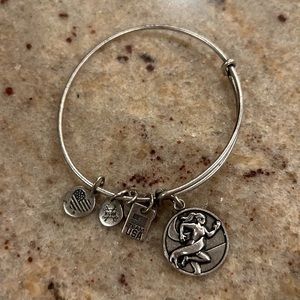 Alex and Ani Silver Tone Bangle Bracelet Runner